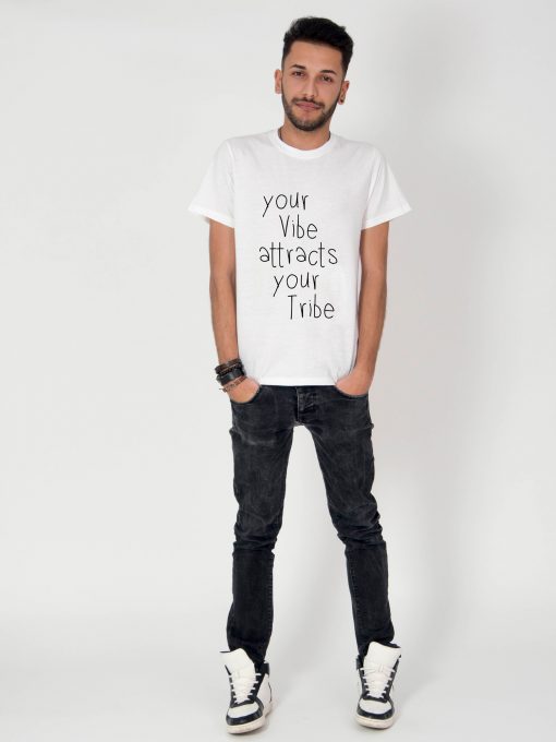 Tricou-barbati-Your-Vibe-Attracts-Your-Tribe-2b